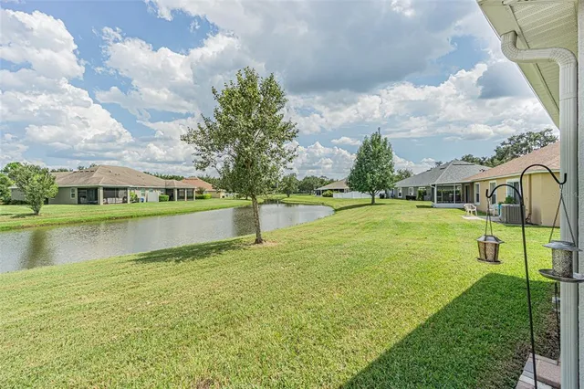 a view of an outdoor space and a yard