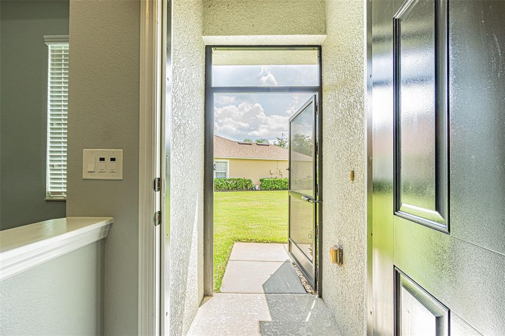 4256 Ashton Meadows Way Wesley Chapel, FL 33543 - Photo 7 of 42 a bathroom with a glass shower door