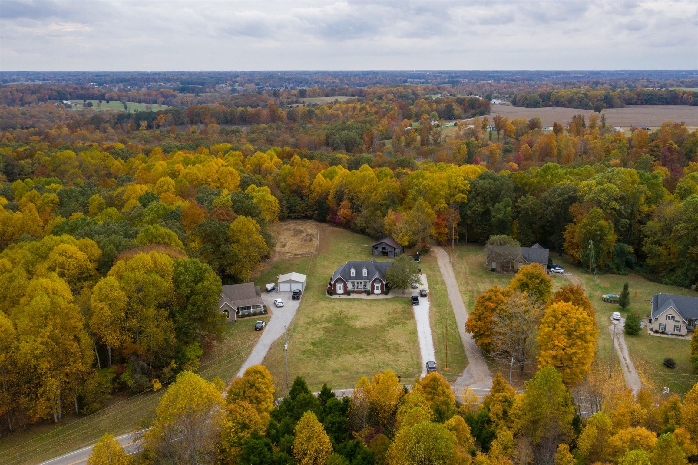 1105 North Corinth Road Portland, TN 37148 - Photo 1 of 16 an aerial view of residential house with outdoor space