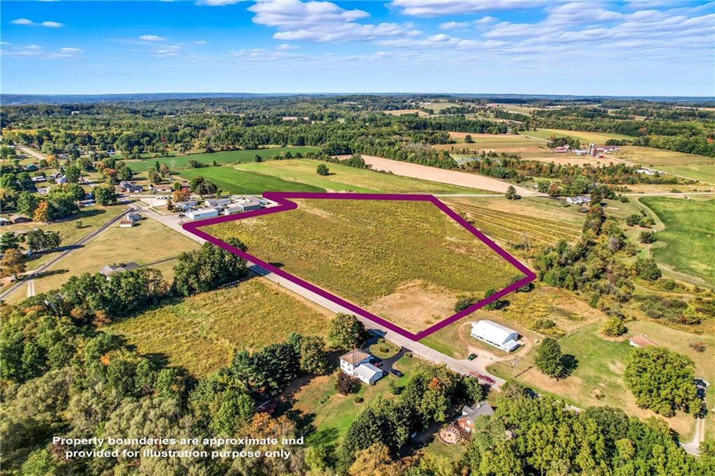 a view of an outdoor space and a lake view