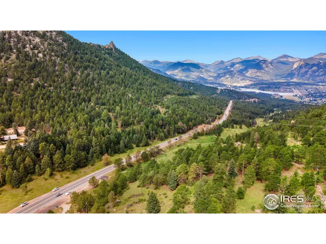 a view of a city with a mountain