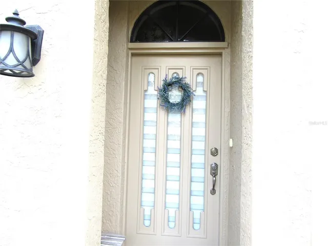 a view of front door of a house