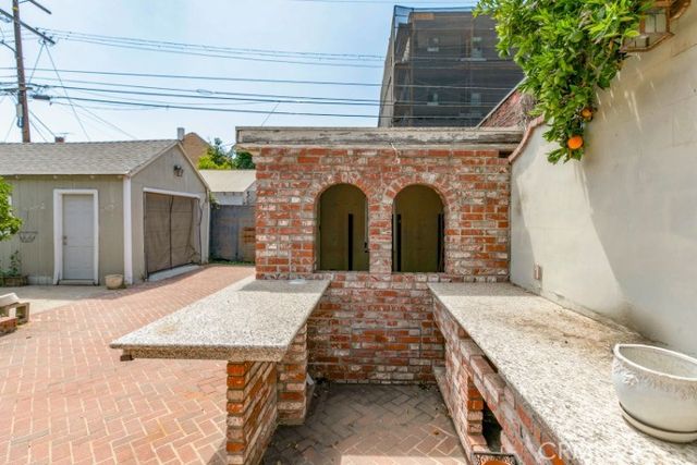 a car parked on the side of a street