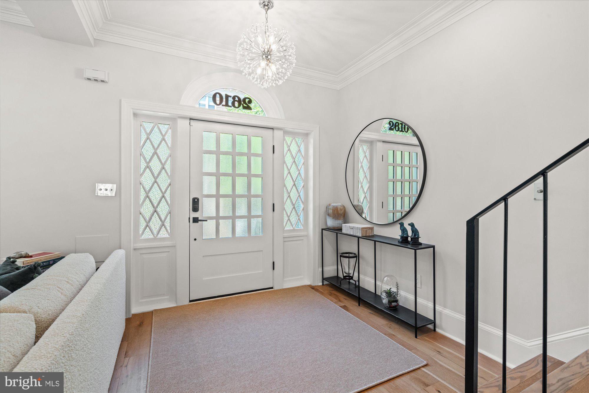 2610 Garfield Street Northwest Washington, DC 20008 - Photo 3 of 51 a view of an entryway with a livingroom