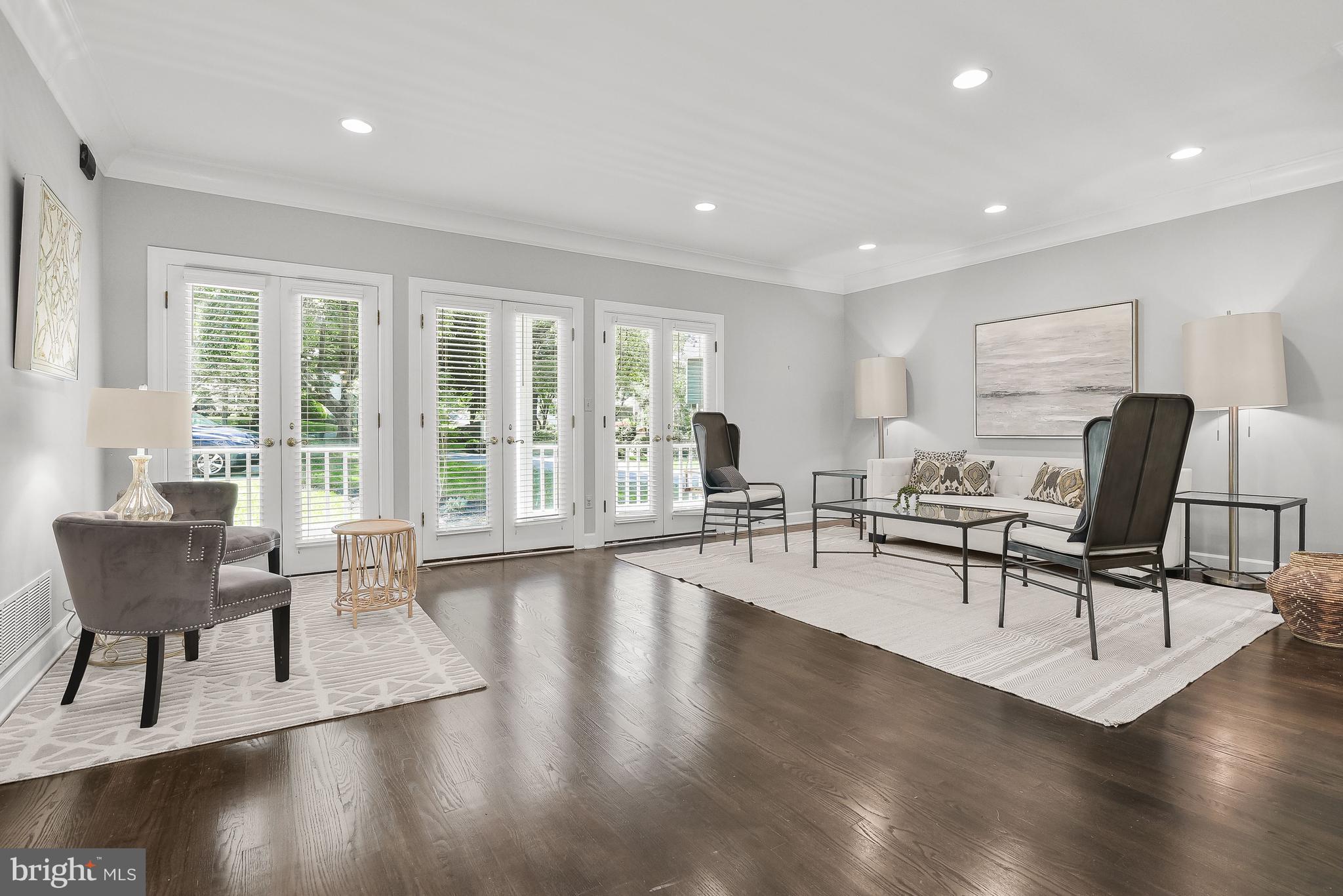 4240 Blue Barrow Ride Ellicott City, MD 21042 - Photo 13 of 86 Living Room & Atrium Doors to Front Deck