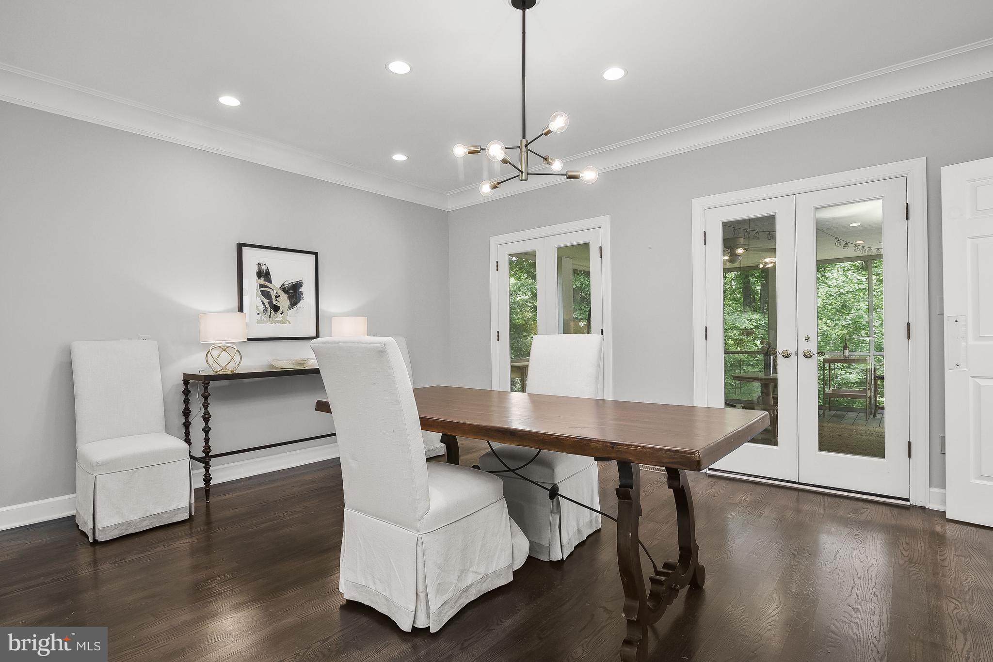 4240 Blue Barrow Ride Ellicott City, MD 21042 - Photo 16 of 86 Dining Room & Atrium Doors to Screened Porch