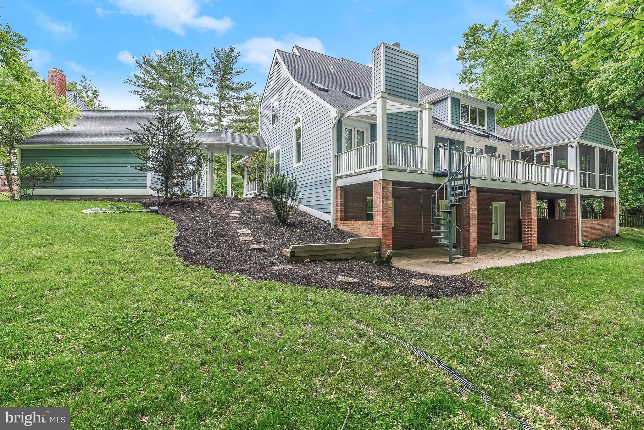 4240 Blue Barrow Ride Ellicott City, MD 21042 - Photo 69 of 86 Rear Patio, Deck & Screened Porch