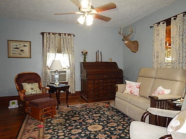 1312 Raphine Road Raphine, VA 24472 - Photo 7 of 30 a living room with furniture and a fireplace