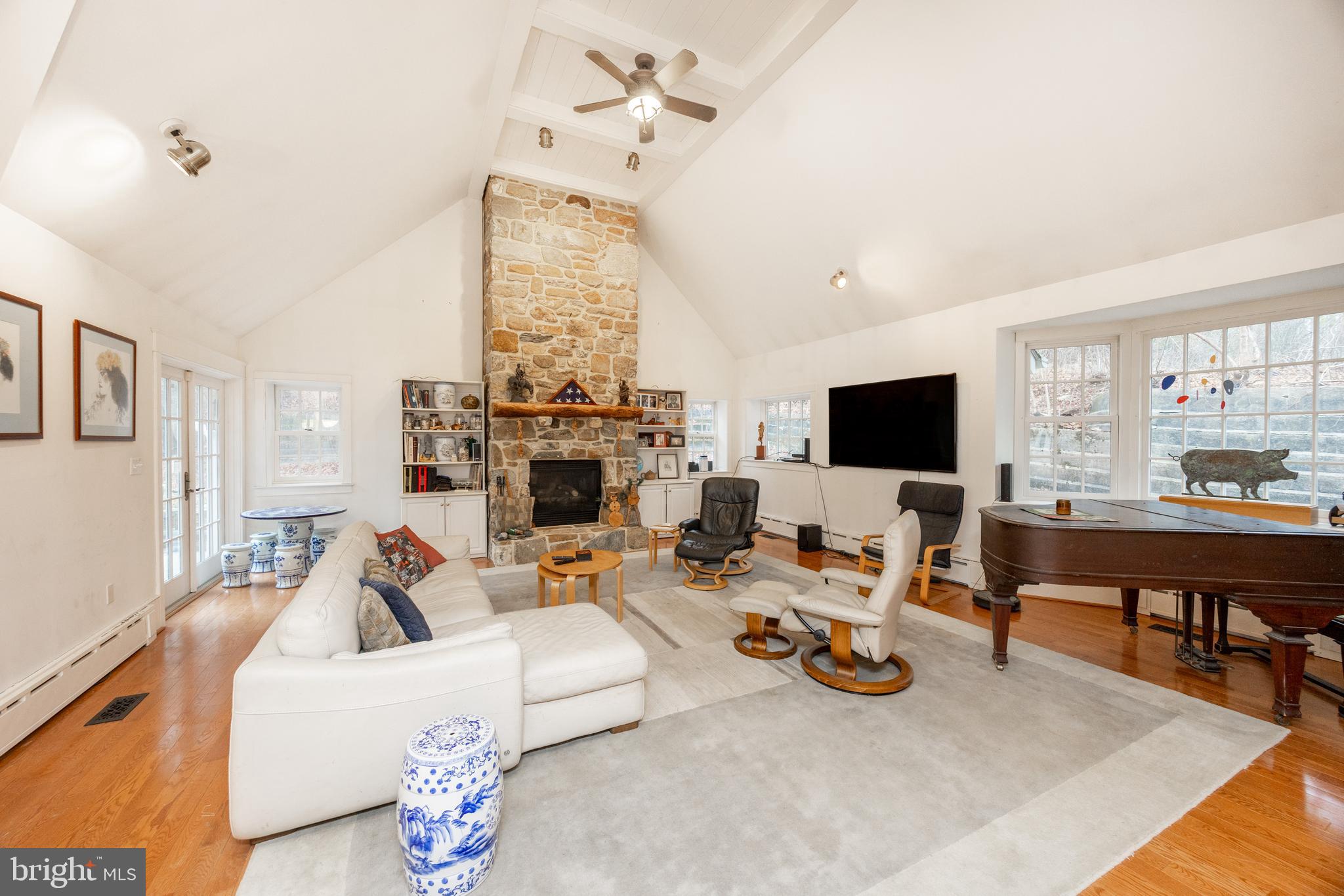 580 Reeds Road Downingtown, PA 19335 - Photo 36 of 82 a view of a livingroom with furniture and a flat screen tv