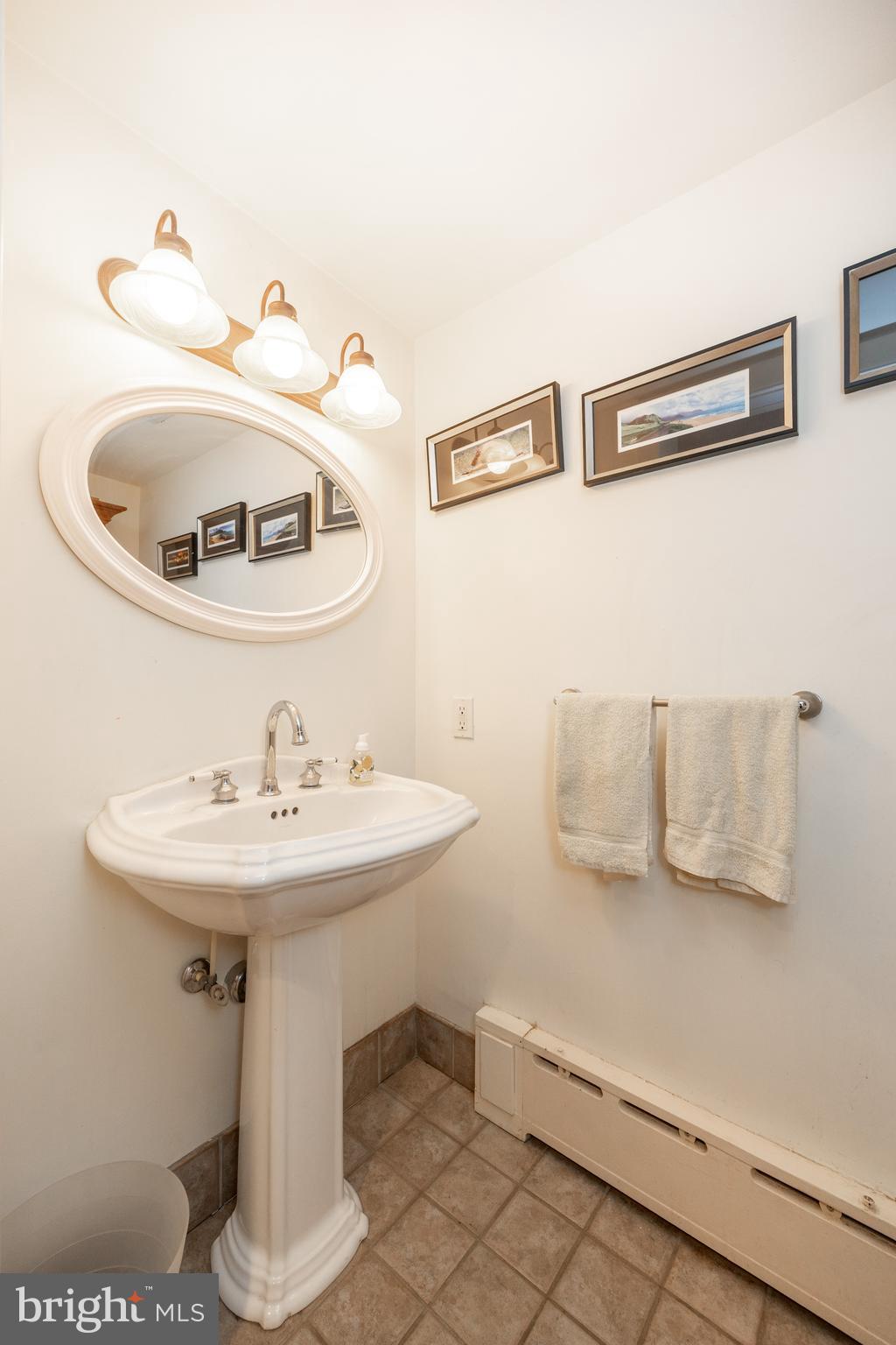 580 Reeds Road Downingtown, PA 19335 - Photo 38 of 82 a bathroom with a sink and a mirror
