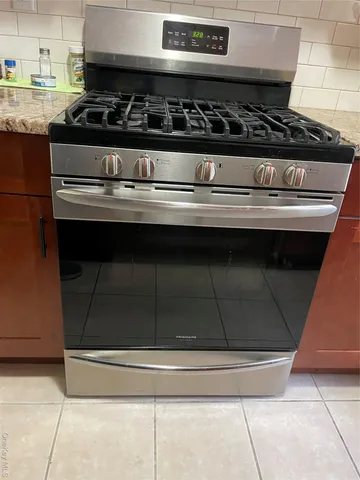 a close view of stove top oven