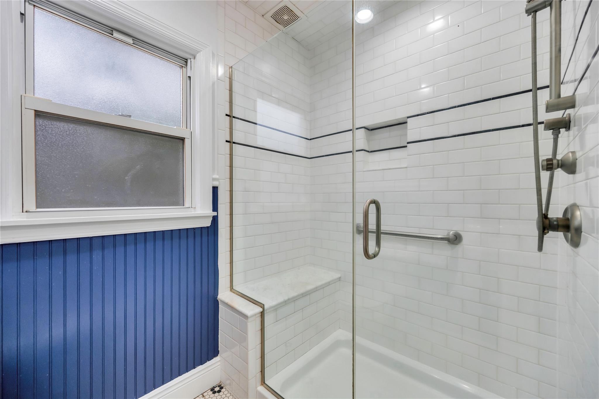 503 Bayville Road Locust Valley, NY 11560 - Photo 13 of 26 Bathroom with a shower with door