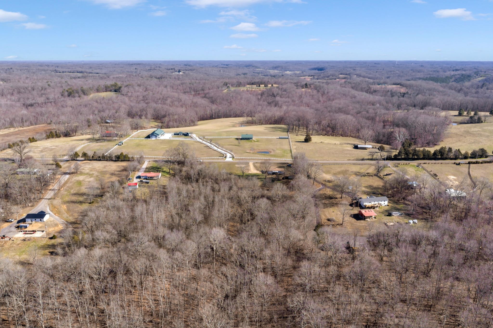 1169 Saddle Tree Road Ashland City, TN 37015 - Photo 29 of 29 an aerial view of residential houses with outdoor space