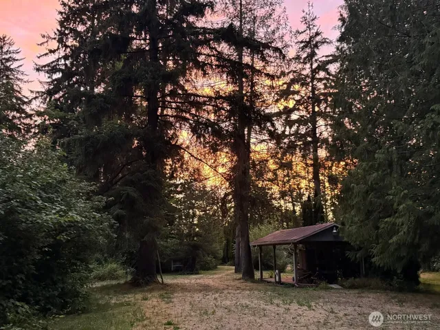 a view of a house with a tree