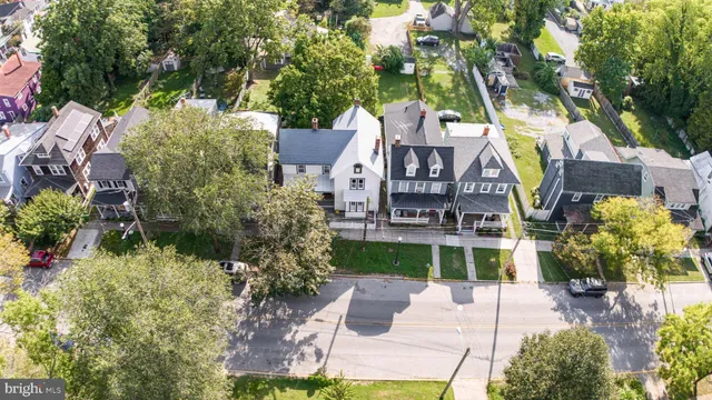 a bird view of building