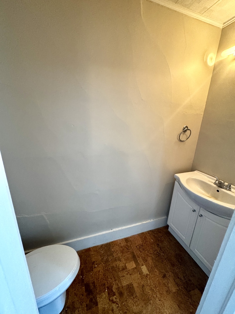 16606 West Backbone Road Princeton, IL 61356 - Photo 24 of 40 a bathroom with a toilet and a sink