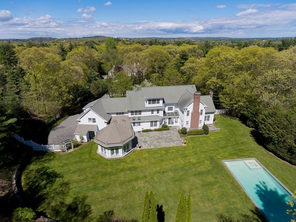 18 Meadowbrook Road Weston, MA 02493 - Photo 29 of 29 a view of a swimming pool with a yard