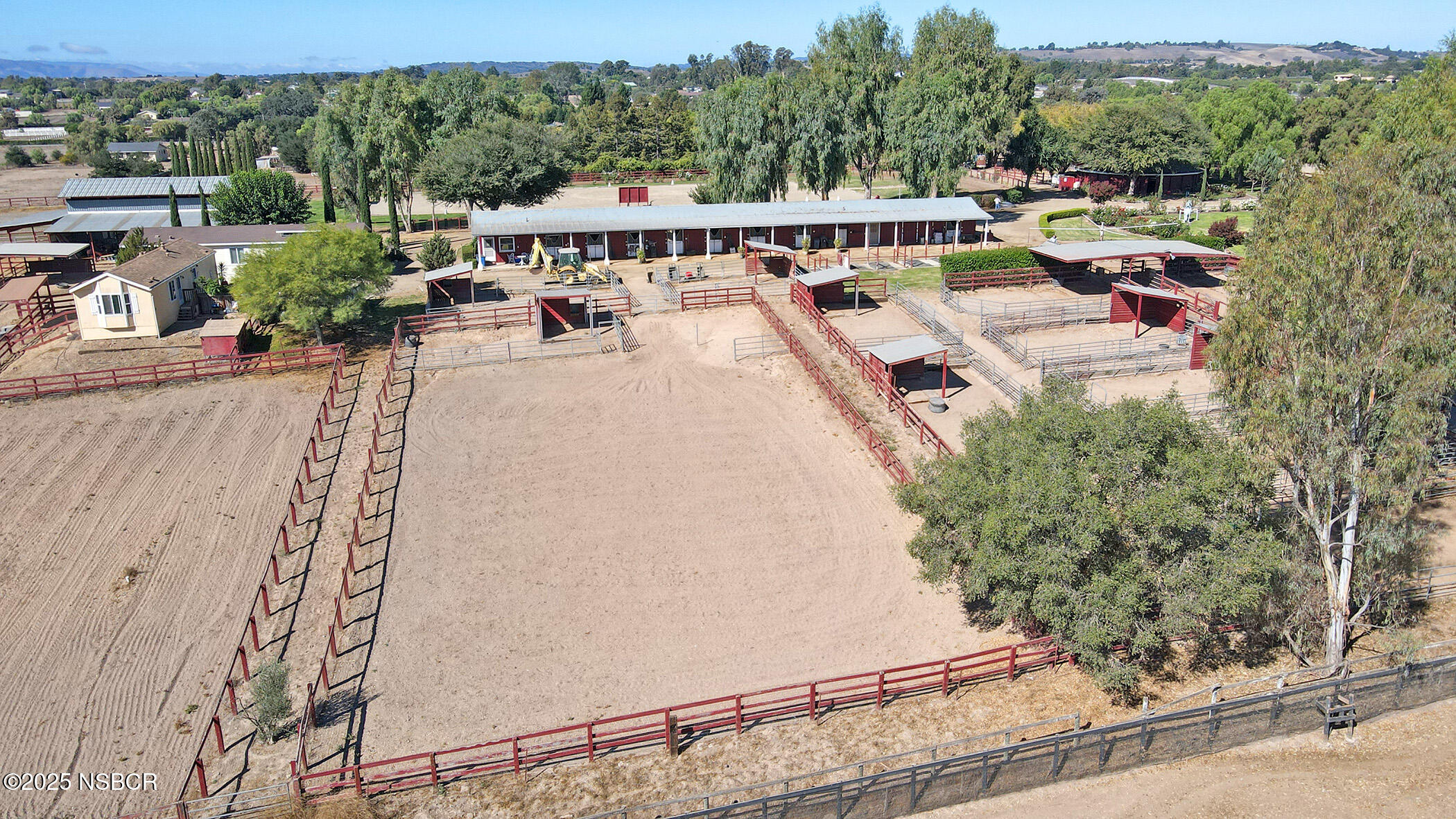 2000 North Refugio Road Santa Ynez, CA 93460 - Photo 16 of 36 an aerial view of a house with garden space and ocean view
