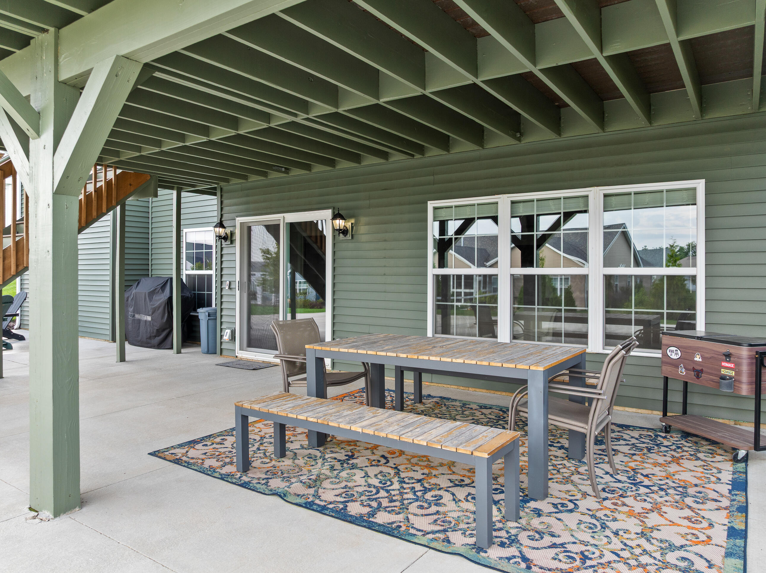 565 North Boulder Ridge Drive Lake Geneva, WI 53147 - Photo 59 of 83 Covered Patio Area