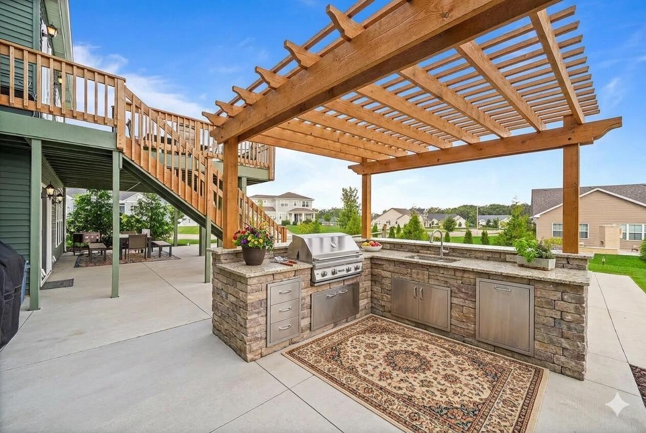565 North Boulder Ridge Drive Lake Geneva, WI 53147 - Photo 63 of 83 Virtual Outdoor Kitchen
