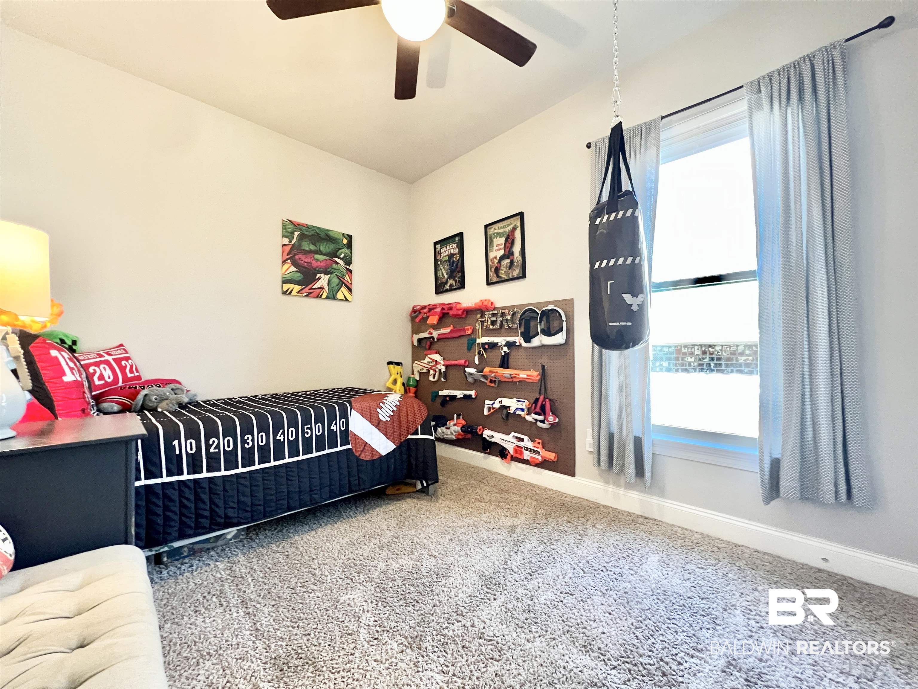 32290 Calder Court Daphne, AL 36527 - Photo 33 of 59 Bedroom featuring carpet and ceiling fan