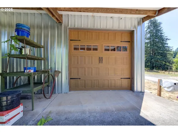 a view of front door of house