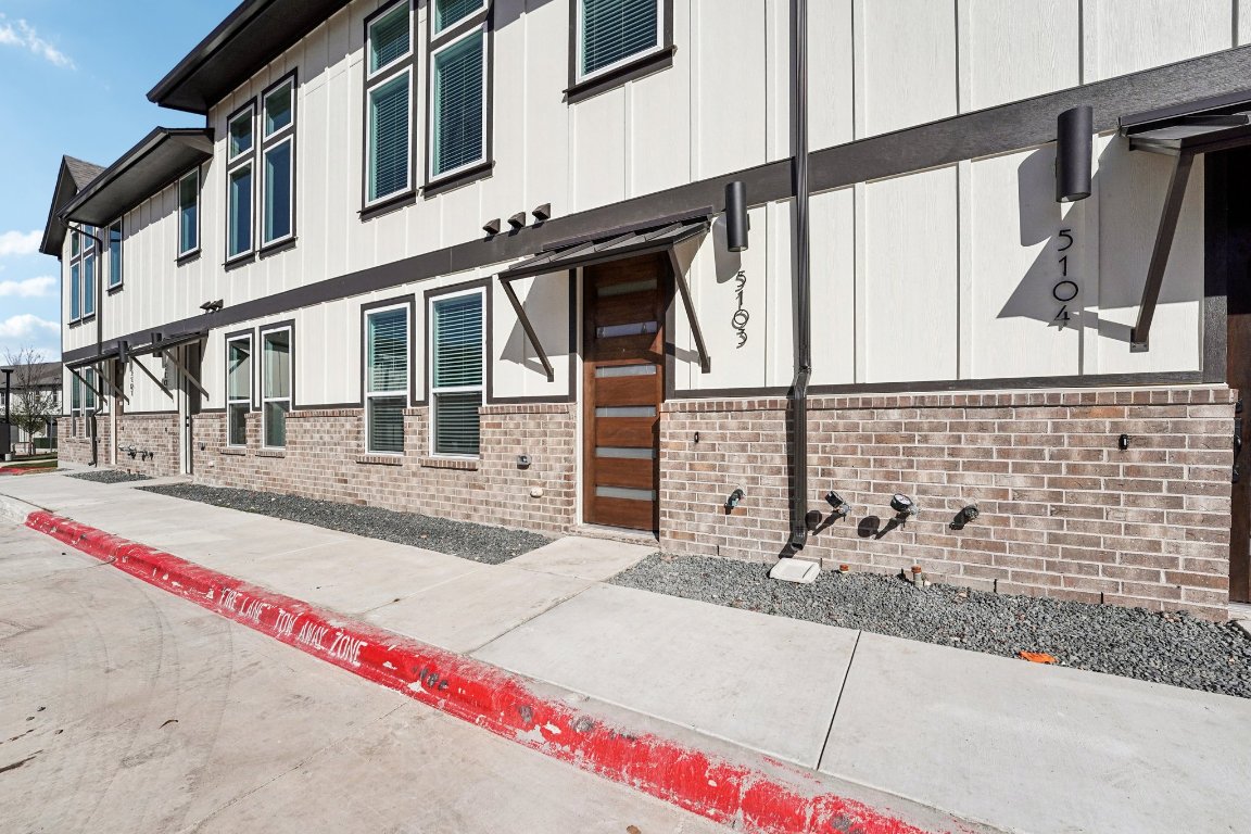 a view of a building with many windows