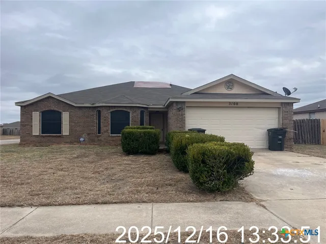 $178,500 | 5100 Bridle Drive, Killeen, TX 76549