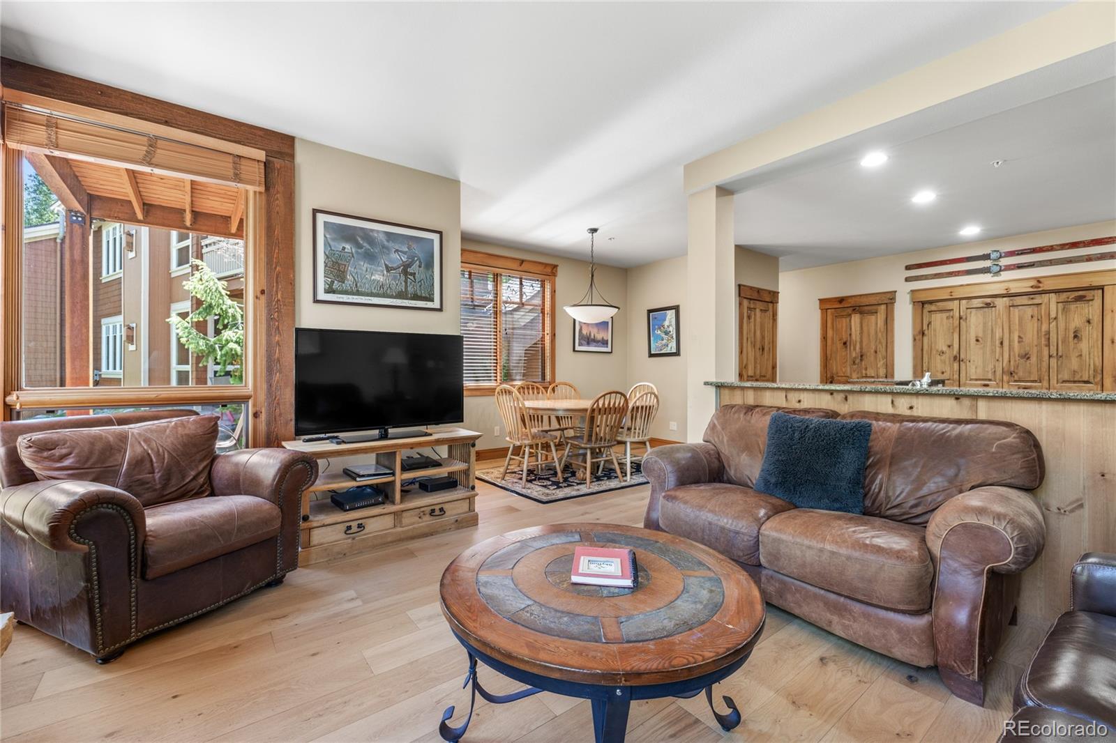 14 Arabella Drive, Unit 6516 Dillon, CO 80435 - Photo 17 of 39 a living room with furniture and a flat screen tv