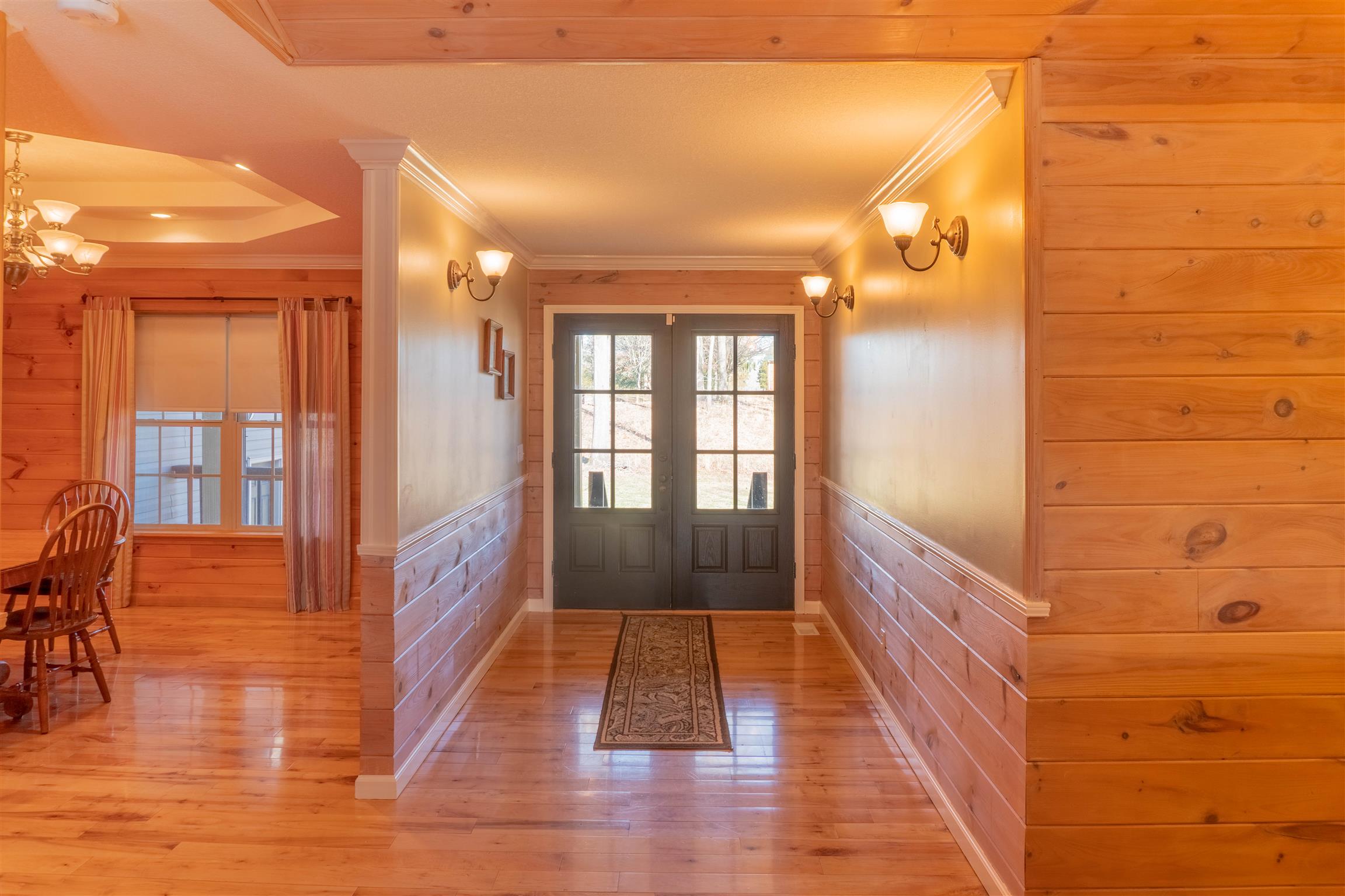 2141 Cunningham Road Cookeville, TN 38506 - Photo 5 of 30 Wide foyer that opens up to the living room, dining room, and kitchen. Look at those beautiful doors!