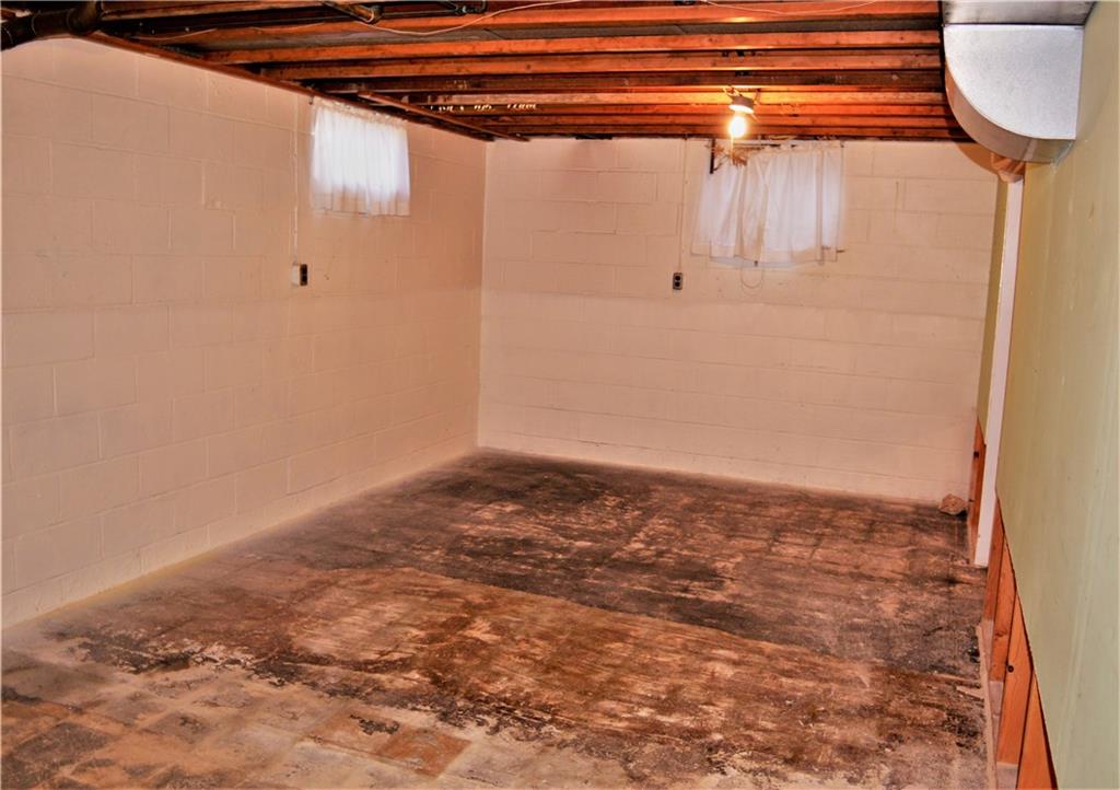 2073 Silverville Road Freeport, PA 16229 - Photo 22 of 25 Half of Unfinished Basement. View from Half Bath/Utility Room