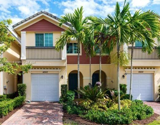 a front view of a house with balcony