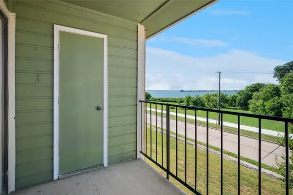 a view of a balcony