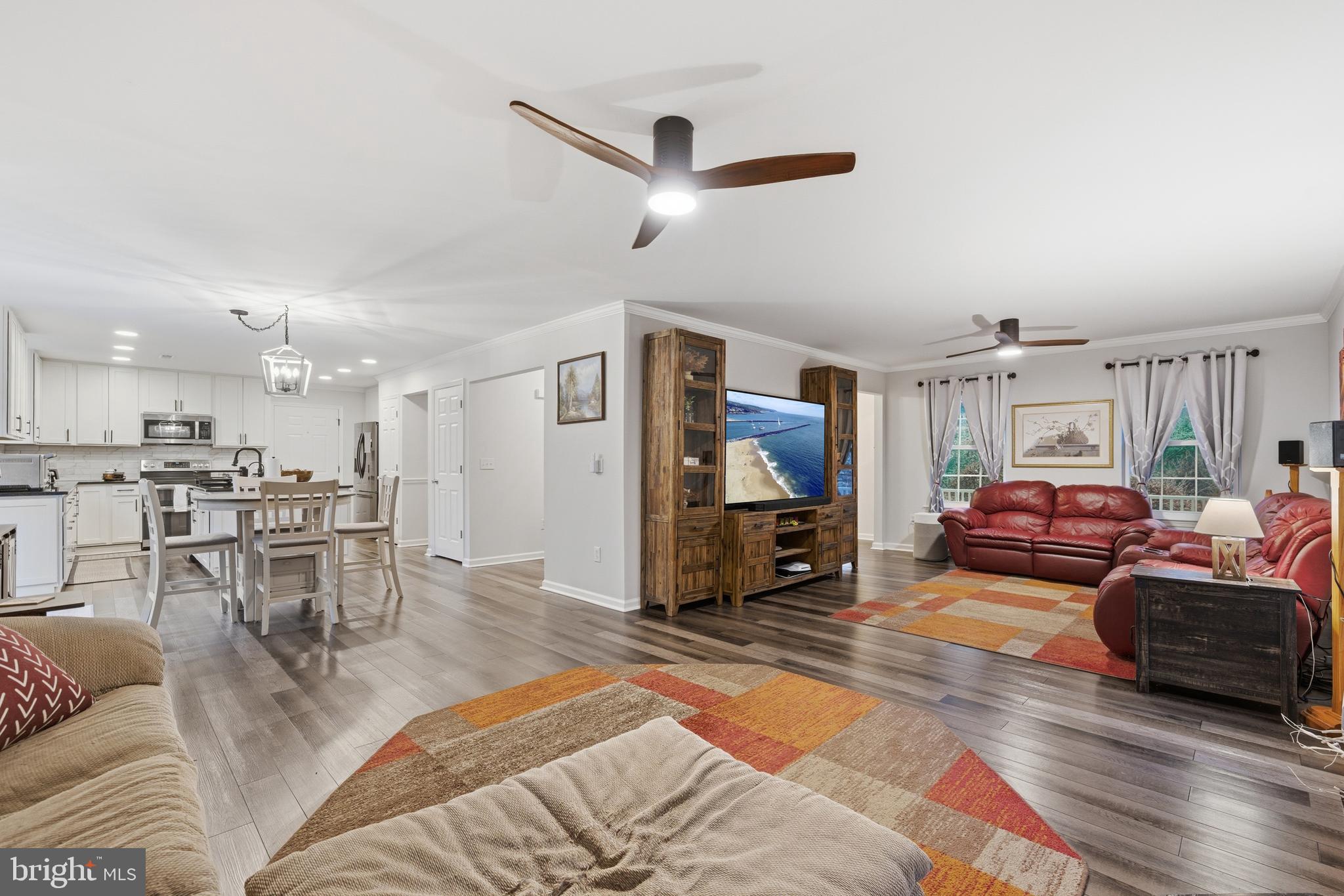 2550 Port Tobacco Road Nanjemoy, MD 20662 - Photo 32 of 70 a living room with furniture and a flat screen tv
