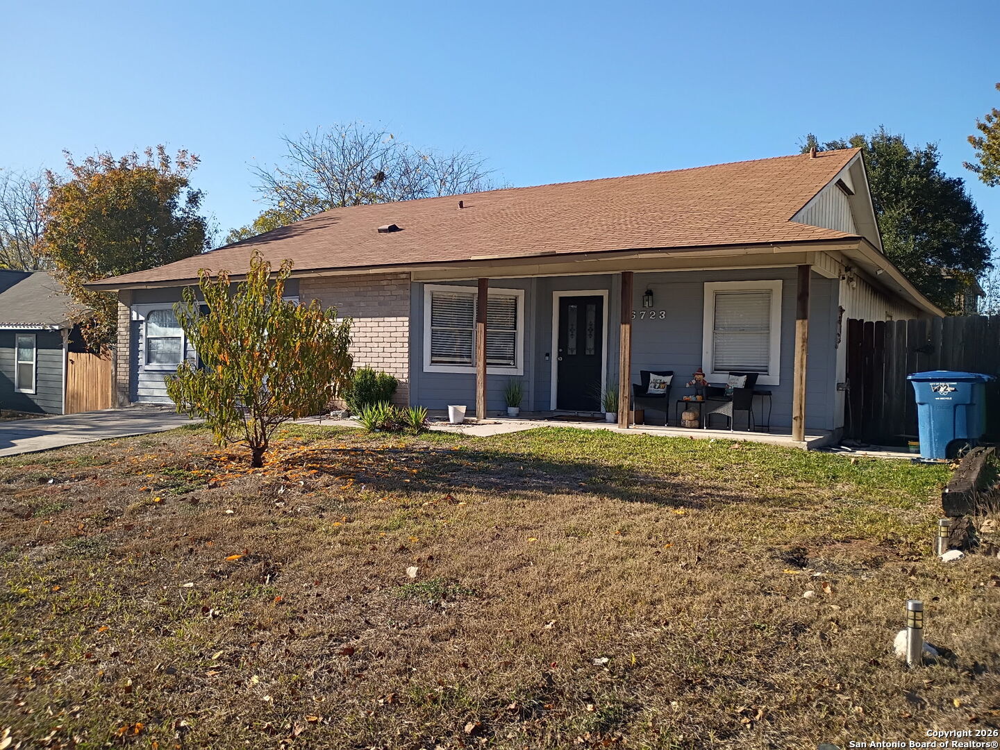 6723 Raintree Path San Antonio, TX 78233 - Photo 1 of 11 a view of a house with a yard and porch