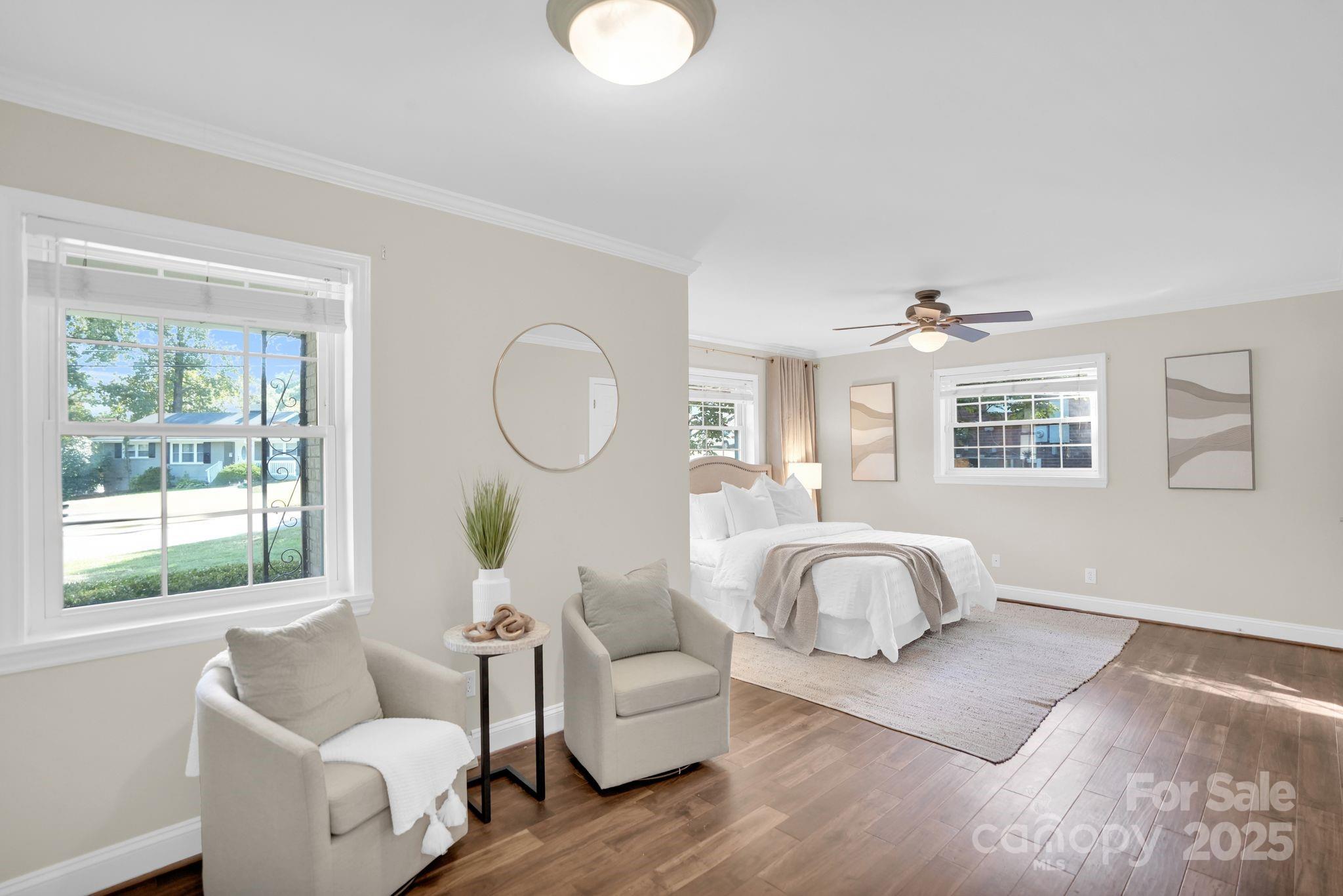 539 Hollis Road Charlotte, NC 28209 - Photo 9 of 23 a living room with furniture and a large window