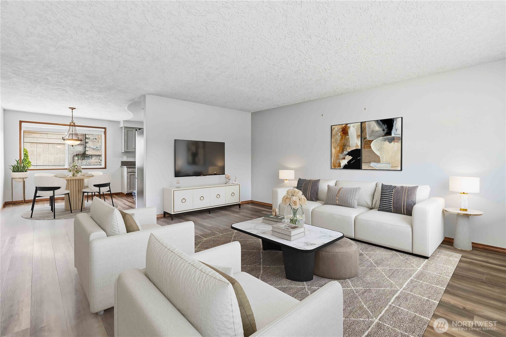 1 Independence Court Longview, WA 98632 - Photo 2 of 30 a living room with furniture and a flat screen tv