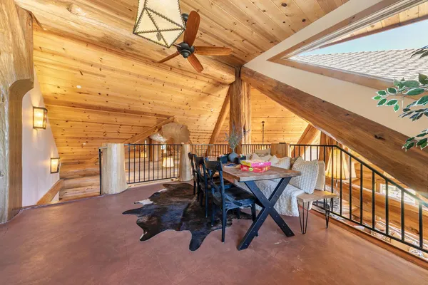 a bathroom with a tub and a shower