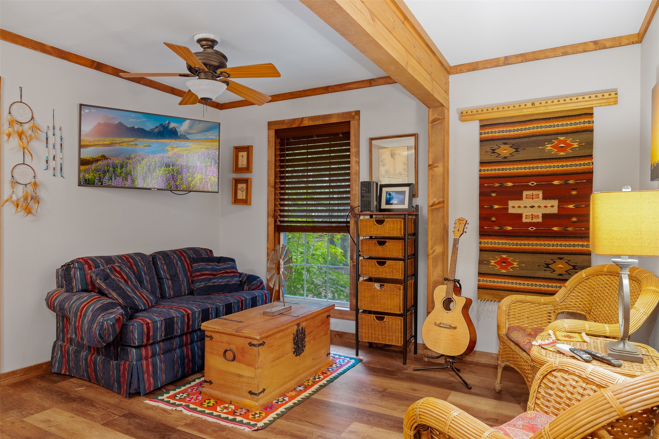 1131 Greak Road Weimar, TX 78962 - Photo 14 of 42 a living room with furniture ceiling fan and a window