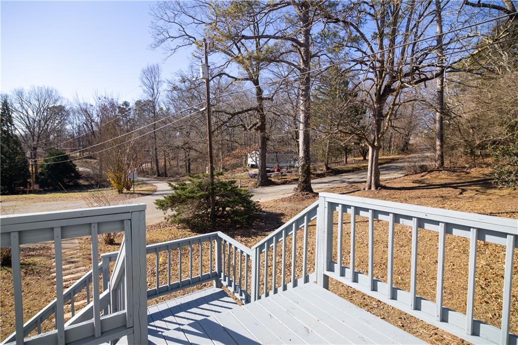 163 Rabbit Town Road Tate, GA 30177 - Photo 32 of 32 a view of a wooden fence and trees