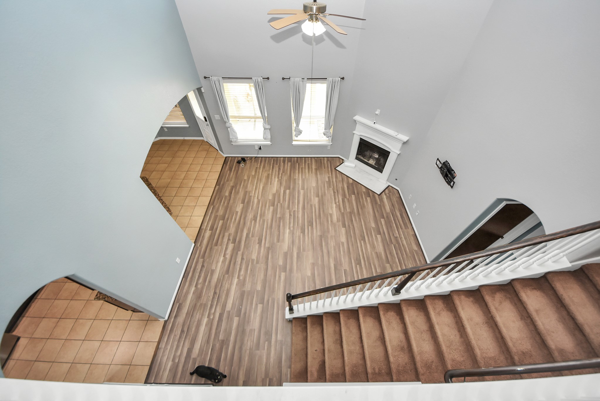 33227 Greenfield Forest Drive Spring, TX 77382 - Photo 9 of 50 a view of a living room with a wooden floor