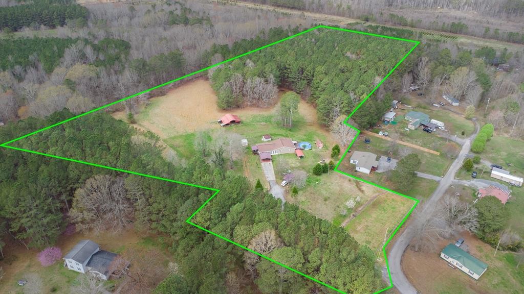374 Allen Road West Chatsworth, GA 30705 - Photo 1 of 28 an aerial view of a house with a yard