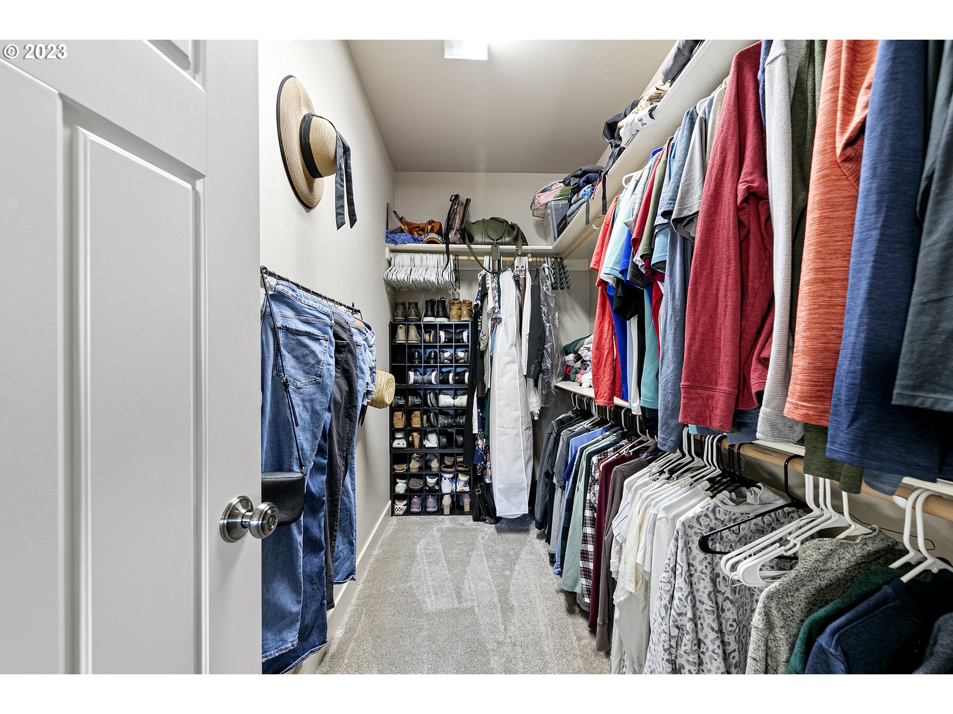 1200 South 41st Place Springfield, OR 97478 - Photo 21 of 34 a view of walk in closet with clothes and shoes