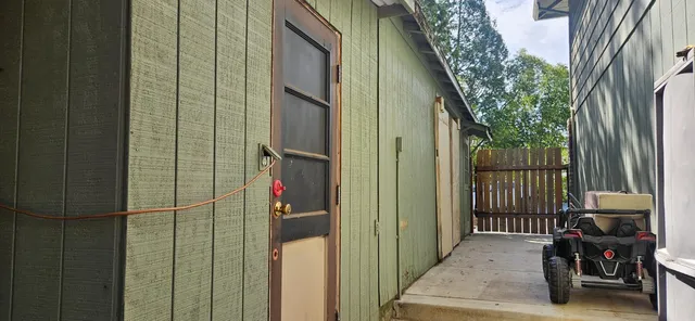 a view of balcony and patio