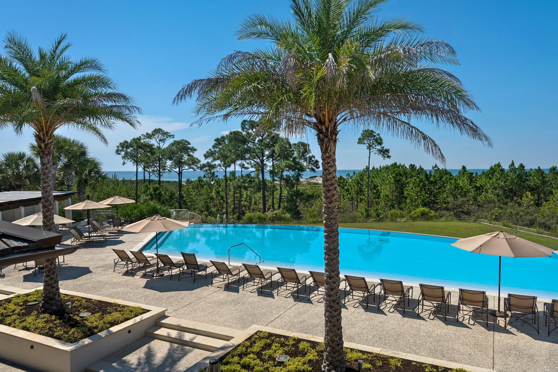 20 Cypress Walk Santa Rosa Beach, FL 32459 - Photo 18 of 47 a view of a swimming pool with lounge chairs