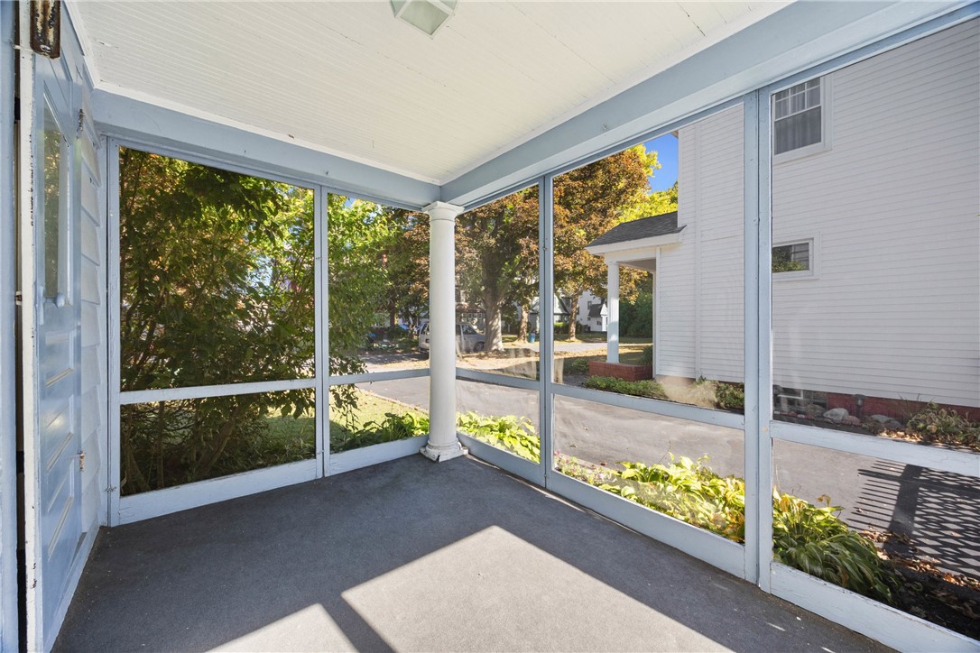 63 Westbourne Road Irondequoit, NY 14617 - Photo 18 of 40 Enclosed Side Porch
