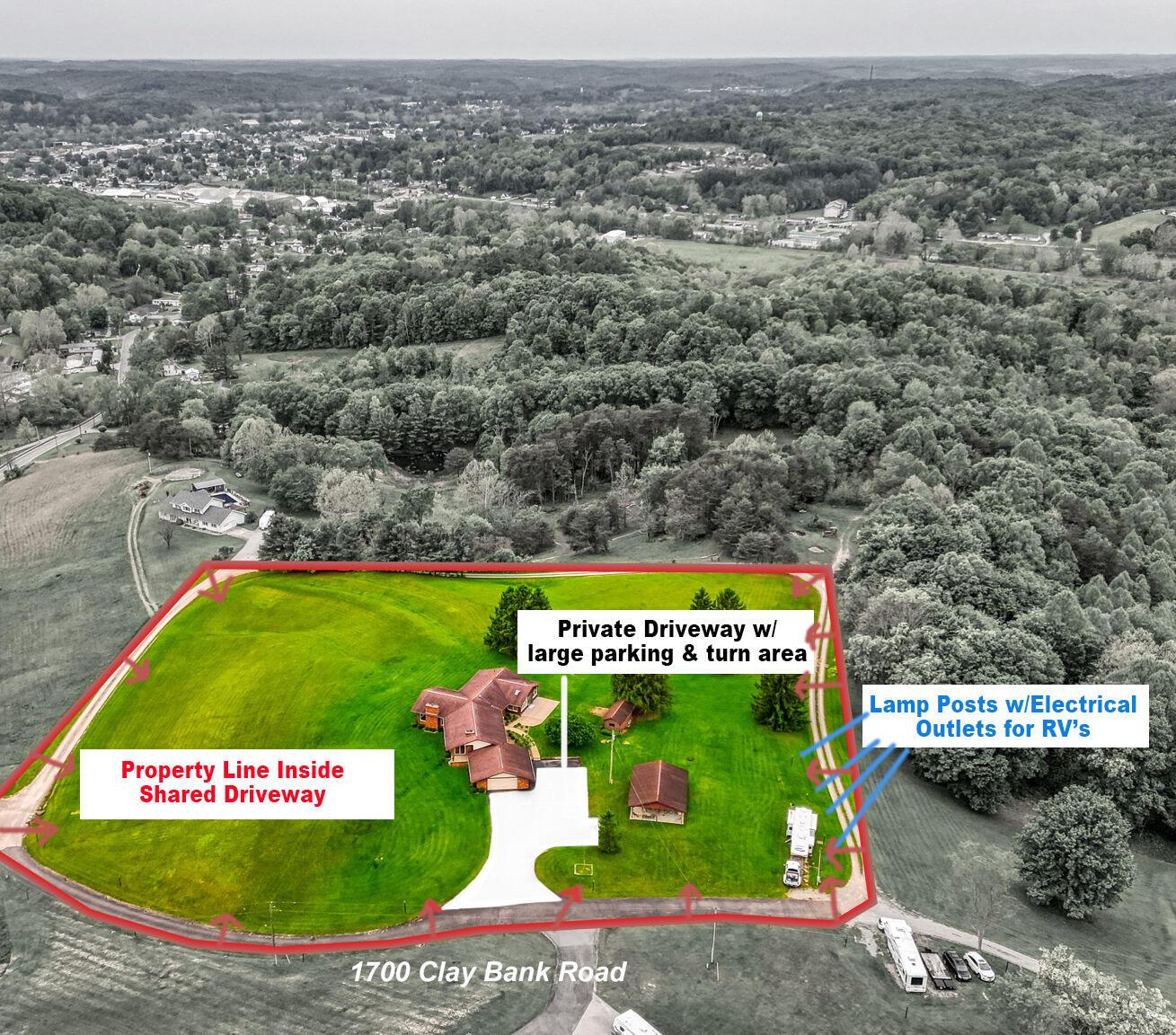 1700 Clay Bank Road Logan, OH 43138 - Photo 7 of 36 Aerial 2 w Info
