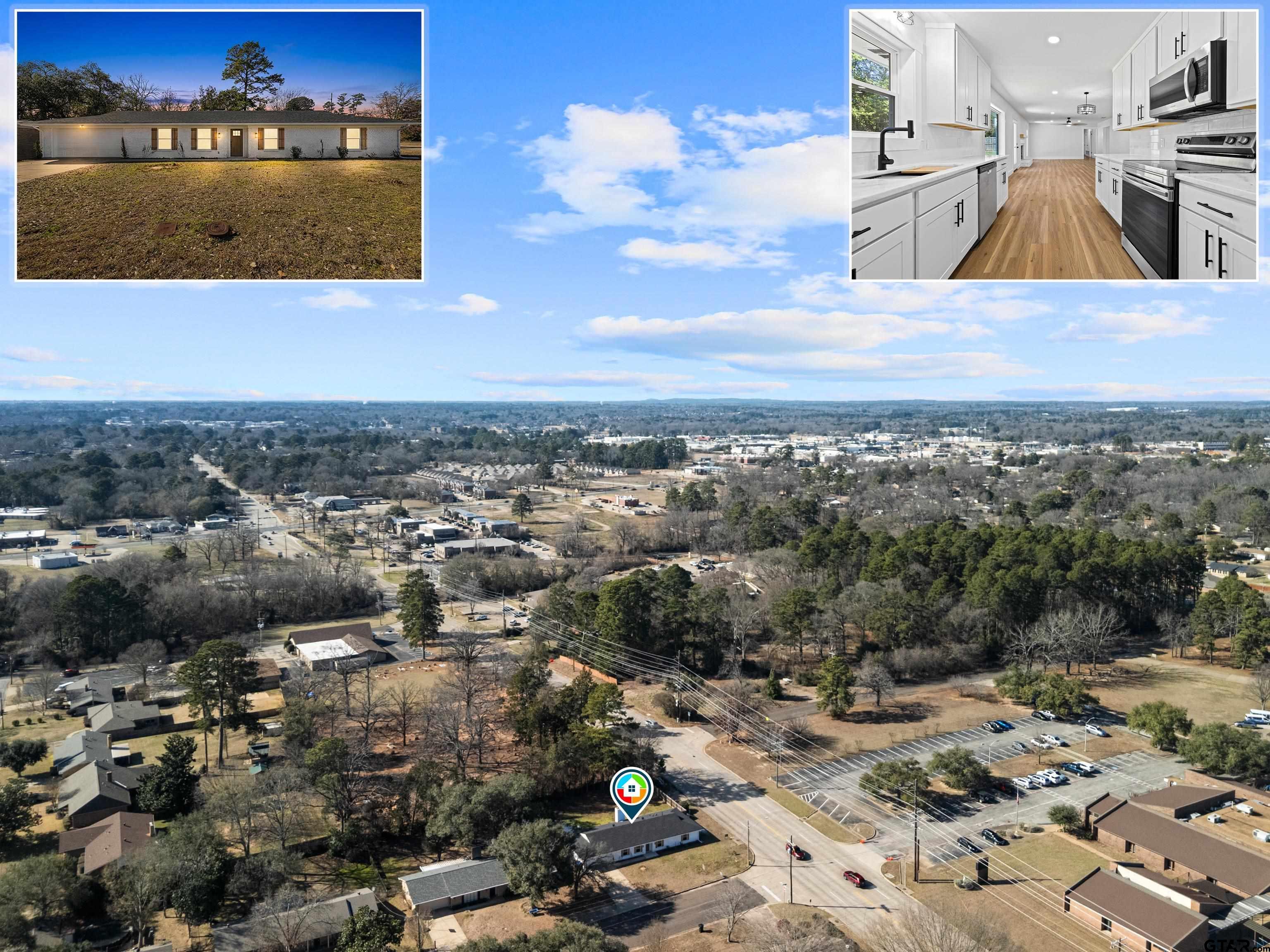 1907 Beth Drive Longview, TX 75605 - Photo 2 of 39 an aerial view of residential houses with outdoor space