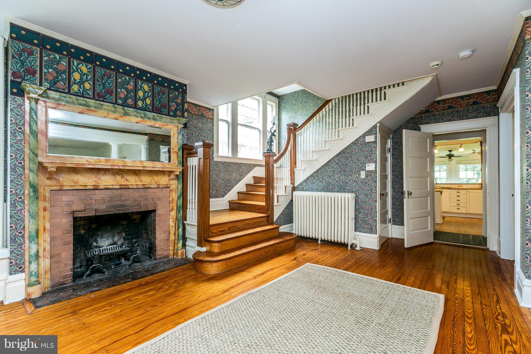 205 Hawthorn Road Baltimore, MD 21210 - Photo 2 of 29 Foyer with Fire Place