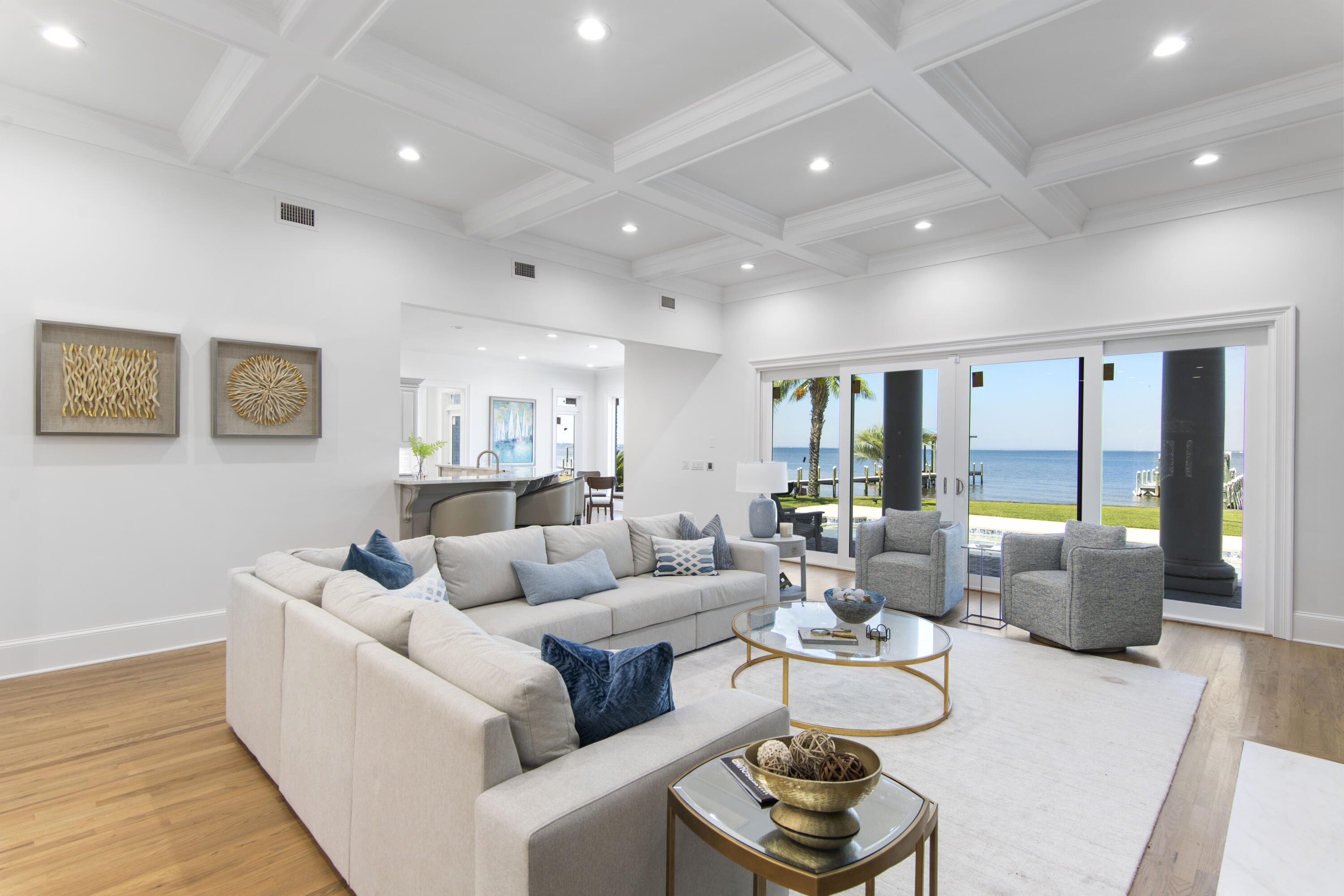671 Driftwood Point Road Santa Rosa Beach, FL 32459 - Photo 13 of 41 a living room with furniture and a large window
